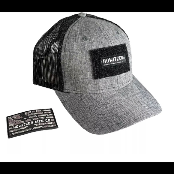 Howitzer Style Men's Hat TOPO FLAG HAT Military Grunt Black - Picture 2 of 6